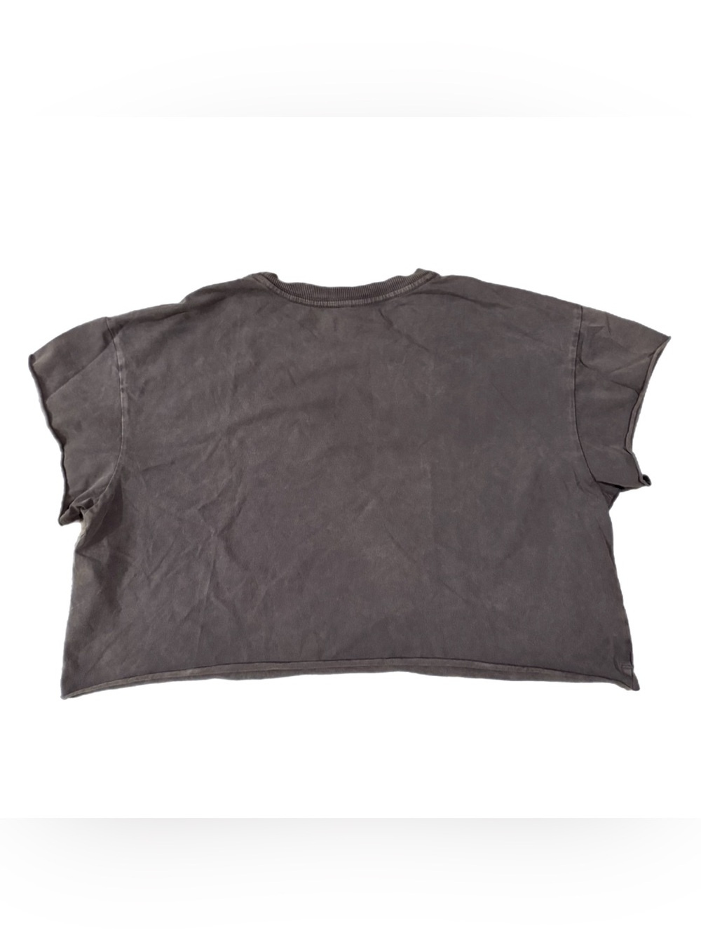 Free People Movement Hot Shot Cropped Tee Pewter Large NWOT - Picture 8 of 9